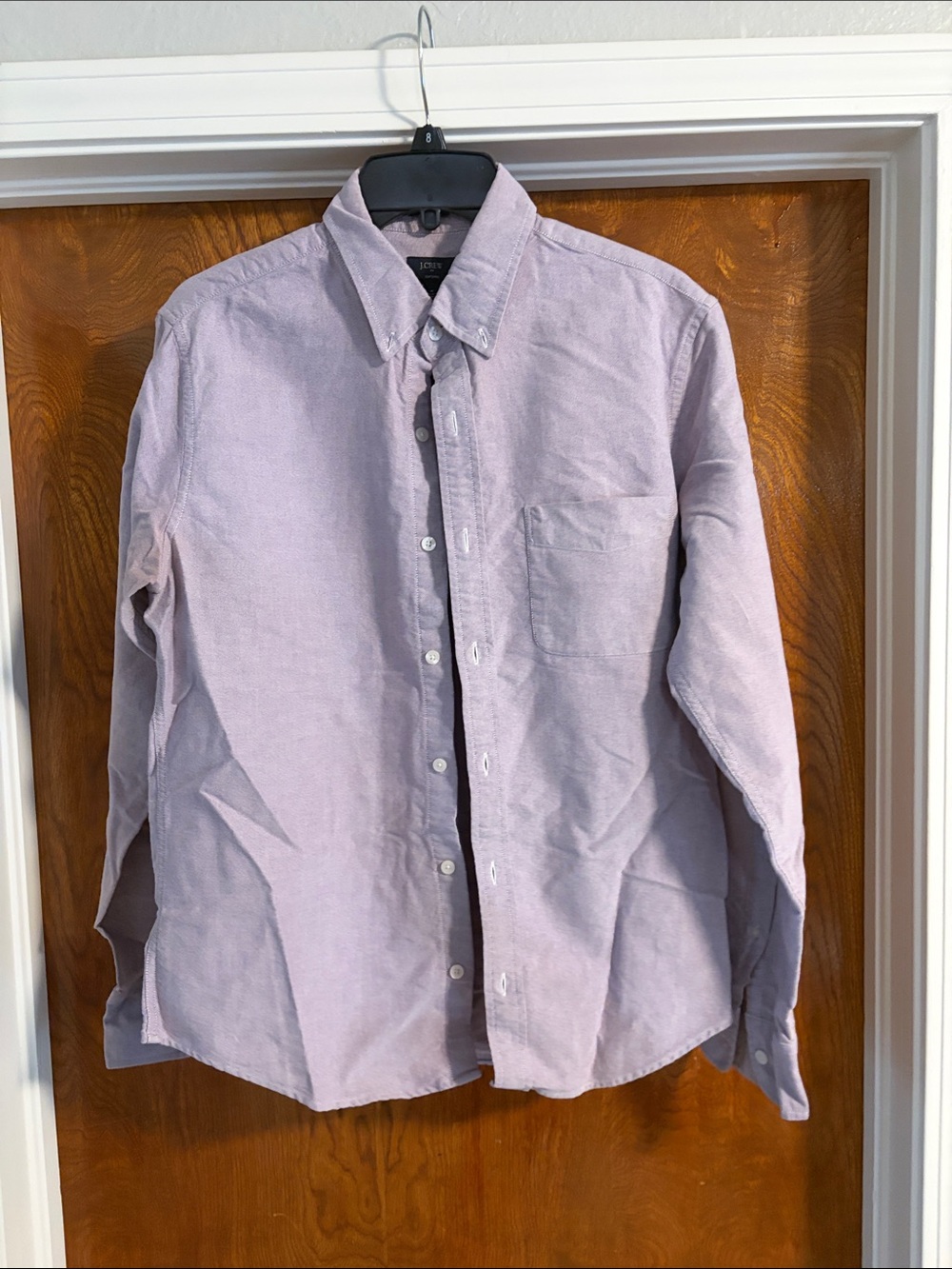 J. Crew Light Lavender Button-Down Oxford Shirt